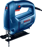 Serra tico-tico Bosch GST 650 para cortar madeira e alumínio.