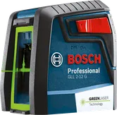 Ferramenta de nivelamento a laser Bosch GLL 2-12 G com laser verde.