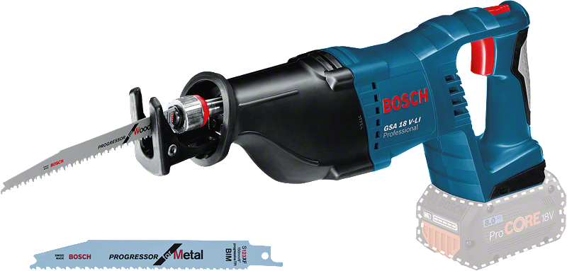Serra alternativa sem fio Bosch GSA 18 V-LI.