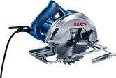 Serra circular manual Bosch GKS 150 para corte de madeira.