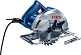 Serra circular manual Bosch GKS 150 para corte de madeira.