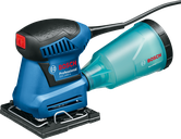 Lixadeira Bosch GSS 1400 A com caixa de pó com microfiltro.