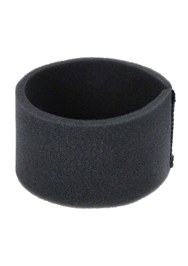 Filtro de espuma Bosch para GAS 12-25 PL aberto de um lado.