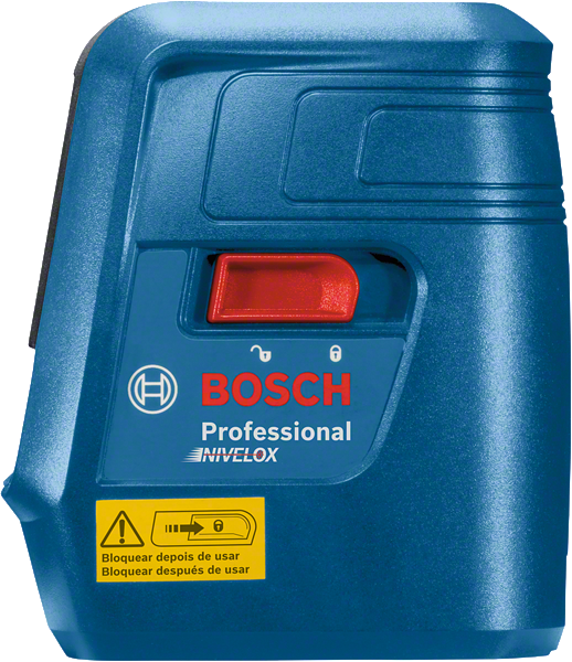 Dispositivo de nível laser azul Bosch .