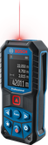 Medidor a laser Bosch GLM 50-22 exibindo leituras de distância.