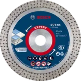 Disco de corte diamantado Bosch EXPERT HardCeramic de 76 mm.