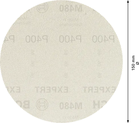 Disco de lixa Bosch EXPERT M480 150mm G400.