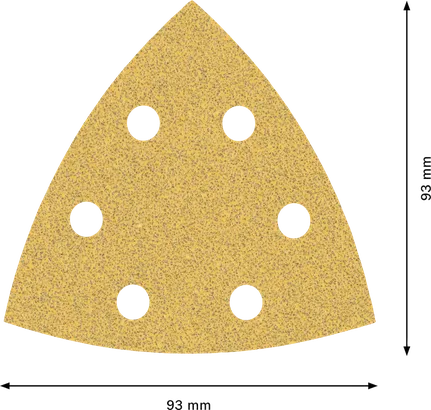 Lixa delta Bosch EXPERT C470, 93 mm, grão 60.