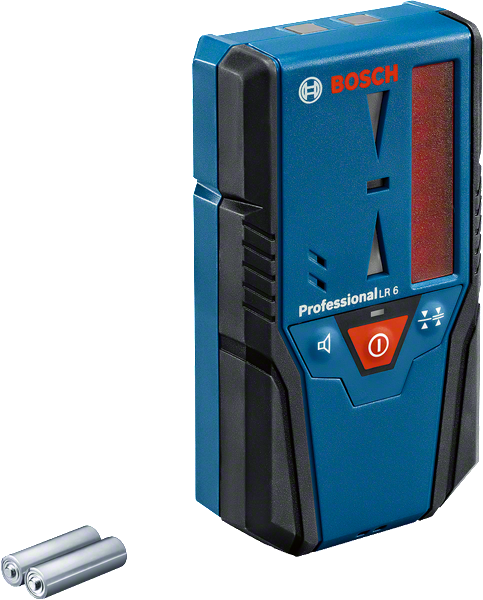 Receptor Bosch LR 6 com display LED para ferramenta de nivelamento a laser.