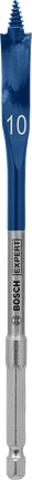 Broca tipo pá de corte rápido Bosch EXPERT de 10 mm.