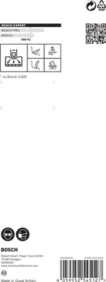 Bloco combinado Bosch EXPERT S470 69×97×26 mm 3 peças.