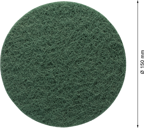 Disco de lã verde Bosch EXPERT N880 de 150 mm muito fino.