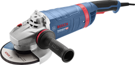 Esmerilhadeira angular Bosch GWS 25-180 LVI com cabo lateral.