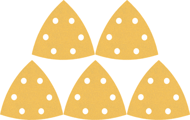 Conjunto de lixas Bosch para multiferramentas, design de 10 furos.