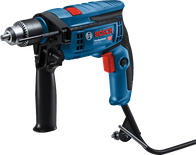 Furadeira de impacto com fio Bosch GSB 13 RE com cabo lateral.