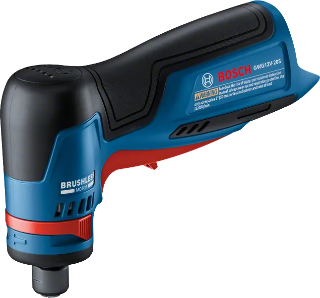 Esmerilhadeira angular sem fio e sem escovas Bosch GWG12V-20S.