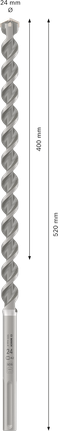 Broca de martelo Bosch PRO SDS max-4 24x400x520 mm.