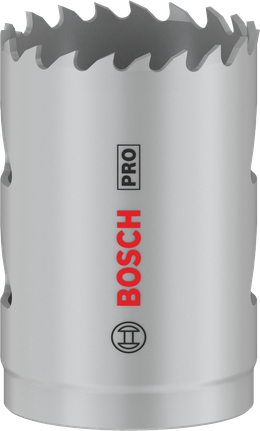 Serra copo multimaterial Bosch PRO, rosca de 37 mm.