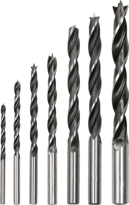 Conjunto de brocas Bosch PRO Wood Brad Point, 7 peças.