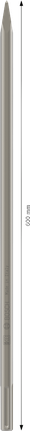 Cinzel pontiagudo Bosch PRO SDS max-4C, comprimento de 600 mm.