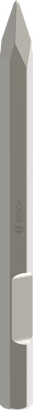 Cinzel pontiagudo Bosch PRO HEX 28-4C haste sextavada de 400 mm.