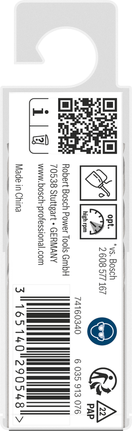 Pacote de brocas helicoidais Bosch PRO Metal HSS-G de 2,8 mm.