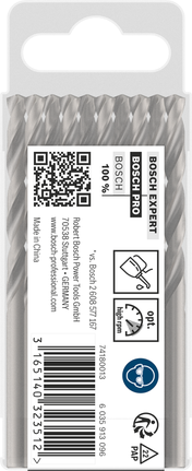 Conjunto de brocas helicoidais Bosch PRO Metal HSS-G de 4,8 mm.