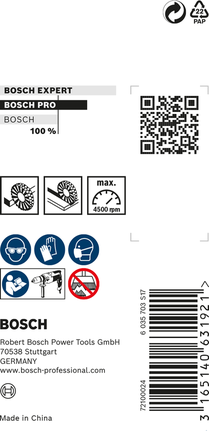 Roda de arame Bosch PRO Metal Clean 50 x 0,3 mm.