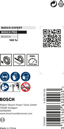 Roda de arame de aço inoxidável Bosch PRO 50 x 0,2 mm.