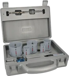 Conjunto de serras copo Bosch PRO Multi Material PC Plus, 9 peças.