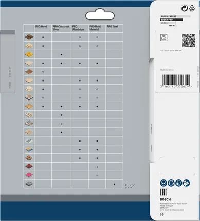Lâmina de serra circular Bosch PRO Wood 184 x 2,5 x 16 mm.