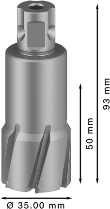 Cortador anular Bosch PRO Metal TCT 35 x 50 x 93 mm.