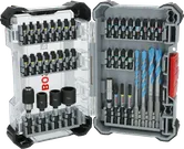Conjunto misto Bosch PRO Impact com 40 peças com brocas e brocas.