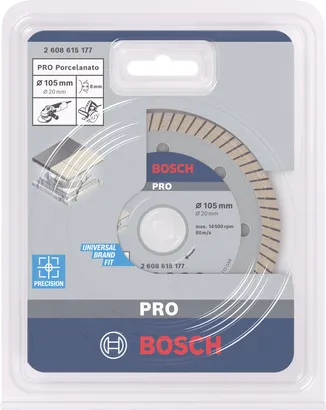 Disco de diamante cerâmico Bosch PRO 105×20 mm.