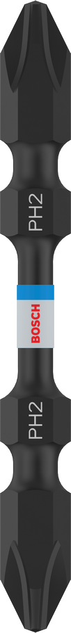Broca dupla Bosch PRO para madeira macia e aço inoxidável PH2 de 65 mm.