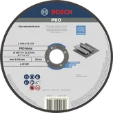 Disco de corte para metal Bosch PRO 180 x 3 mm para corte universal de metal.