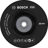 Disco de apoio Bosch PRO Hard de 125 mm para esmerilhadeiras X-LOCK.