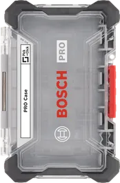 Estojo vazio médio Bosch PRO para armazenamento de acessórios de ferramentas.