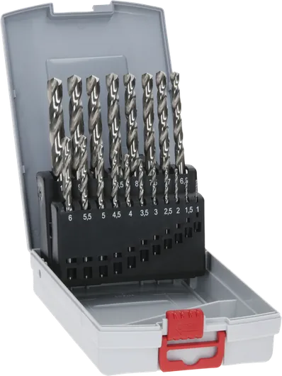 Conjunto de brocas helicoidais Bosch PRO Metal HSS-G, 19 peças.