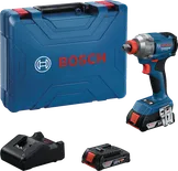 Conjunto de chaves de impacto Bosch GDX 18V-285 com estojo.