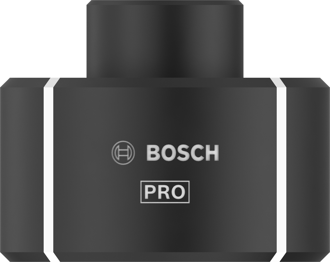 Matriz de puncionamento Bosch PRO M16 para aço inoxidável.