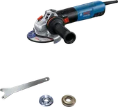 Esmerilhadeira angular Bosch GWS 20-125 com acessórios.