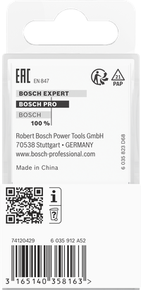 Broca de roteador Bosch PRO Ovolo R 6.3 haste de 8 mm.