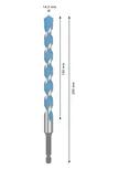 Broca multifuncional para construção Bosch EXPERT HEX-9, 14x150x200mm.