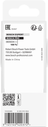 Broca de roteador Bosch PRO com haste de 12 mm.