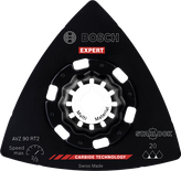 Placa de lixa de carboneto Bosch EXPERT AVZ 90 RT2, 90 mm.
