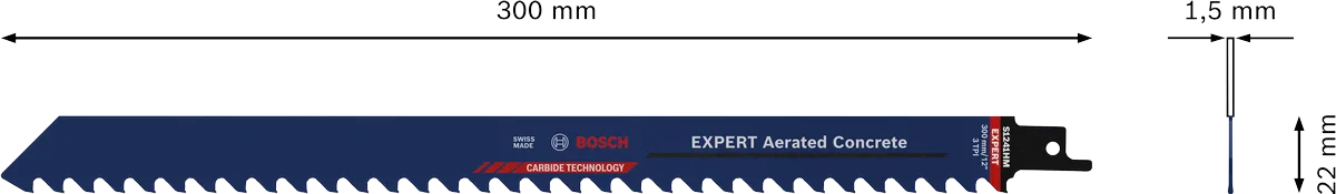 Lâmina EXPERT Aerated Concrete S1241HM