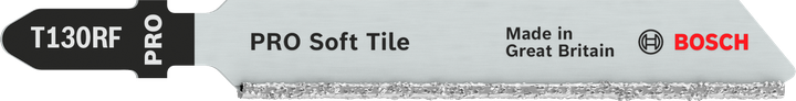 Lâmina de serra tico-tico de carboneto Bosch PRO Soft Tile T130RF.