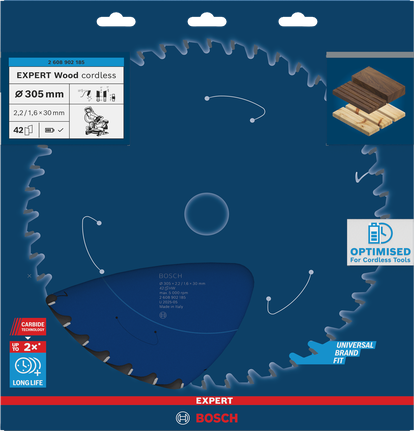 Lâmina de serra circular sem fio Bosch EXPERT Wood 305×30 mm.