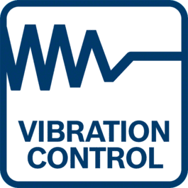 Trabalho confortável A função Vibration Control reduz a vibração, tornando o trabalho menos cansativo